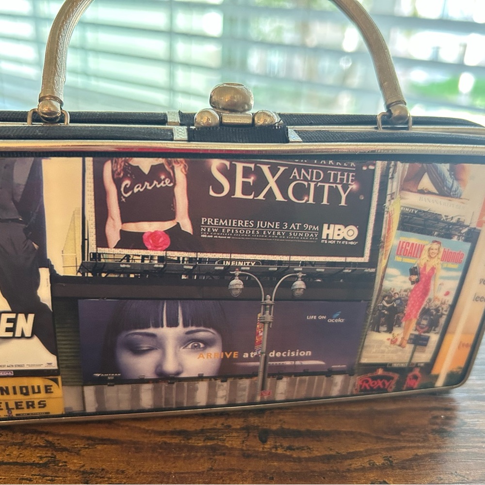 Colorful Graphic Clutch Bag
